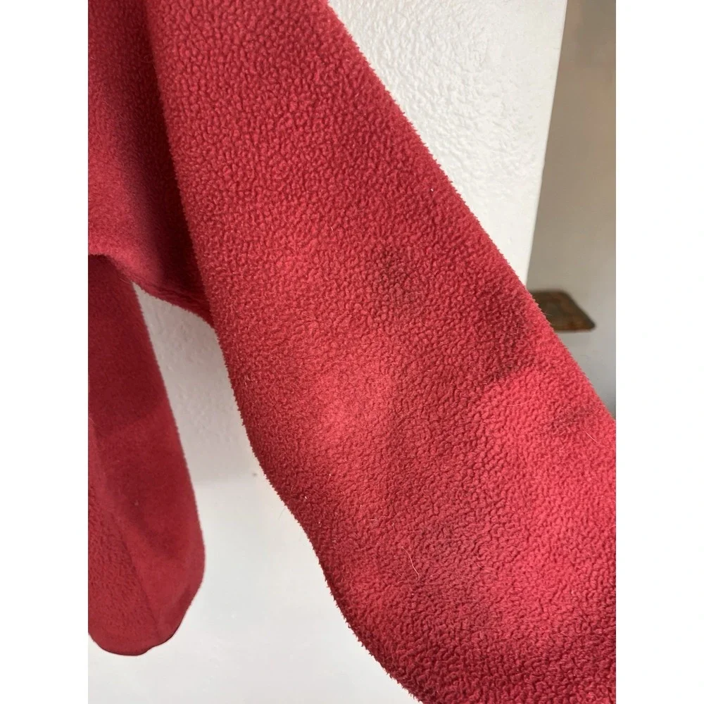 VTG 90s Patagonia Synchilla Snap T Fleece Red And Purple Size Large - Picture 6 of 6